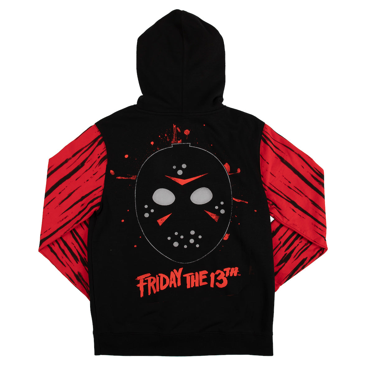 Friday the 13th Double-Sided Adult Red And Black Hoodie