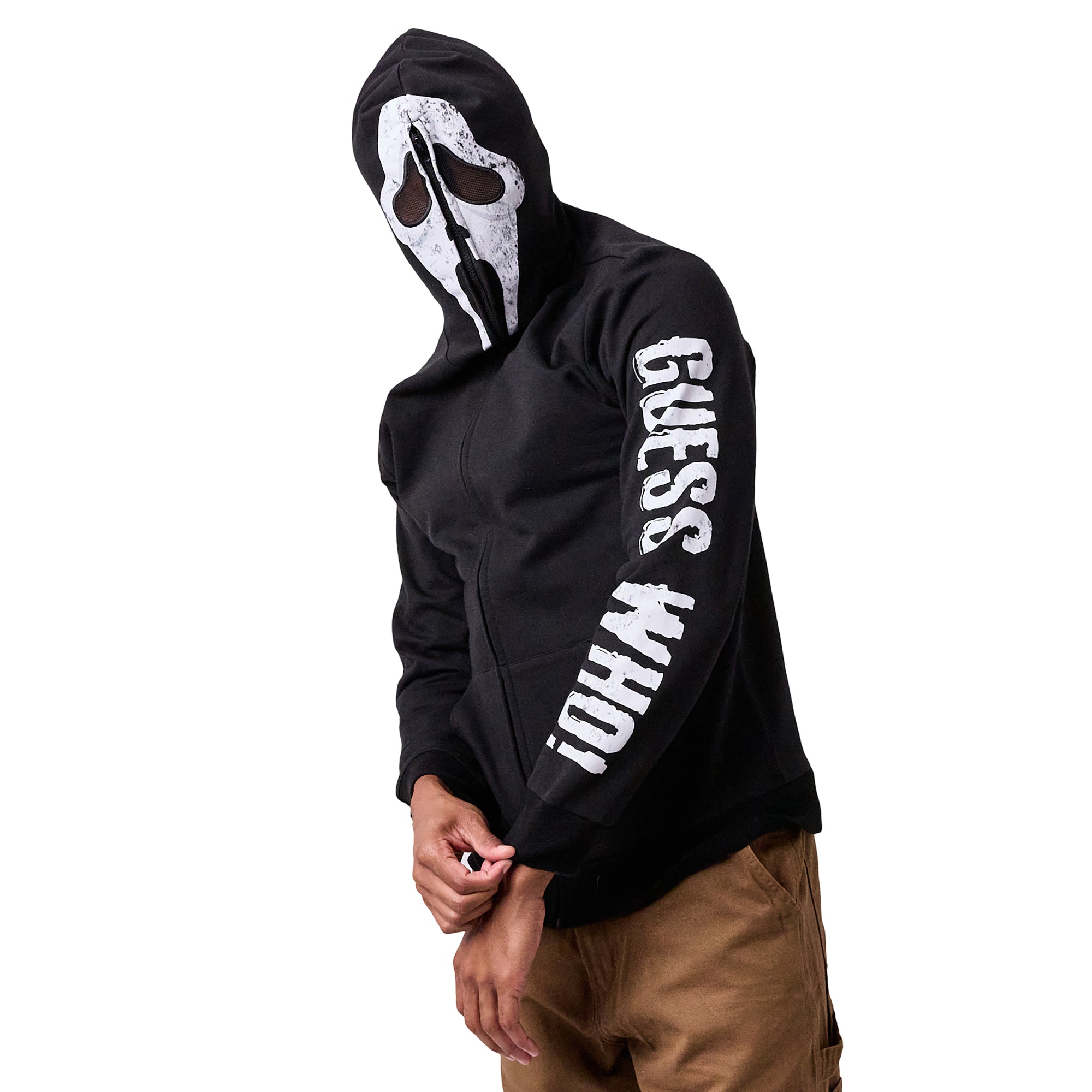 Ghostface Men's Full-Zip Cosplay Hoodie