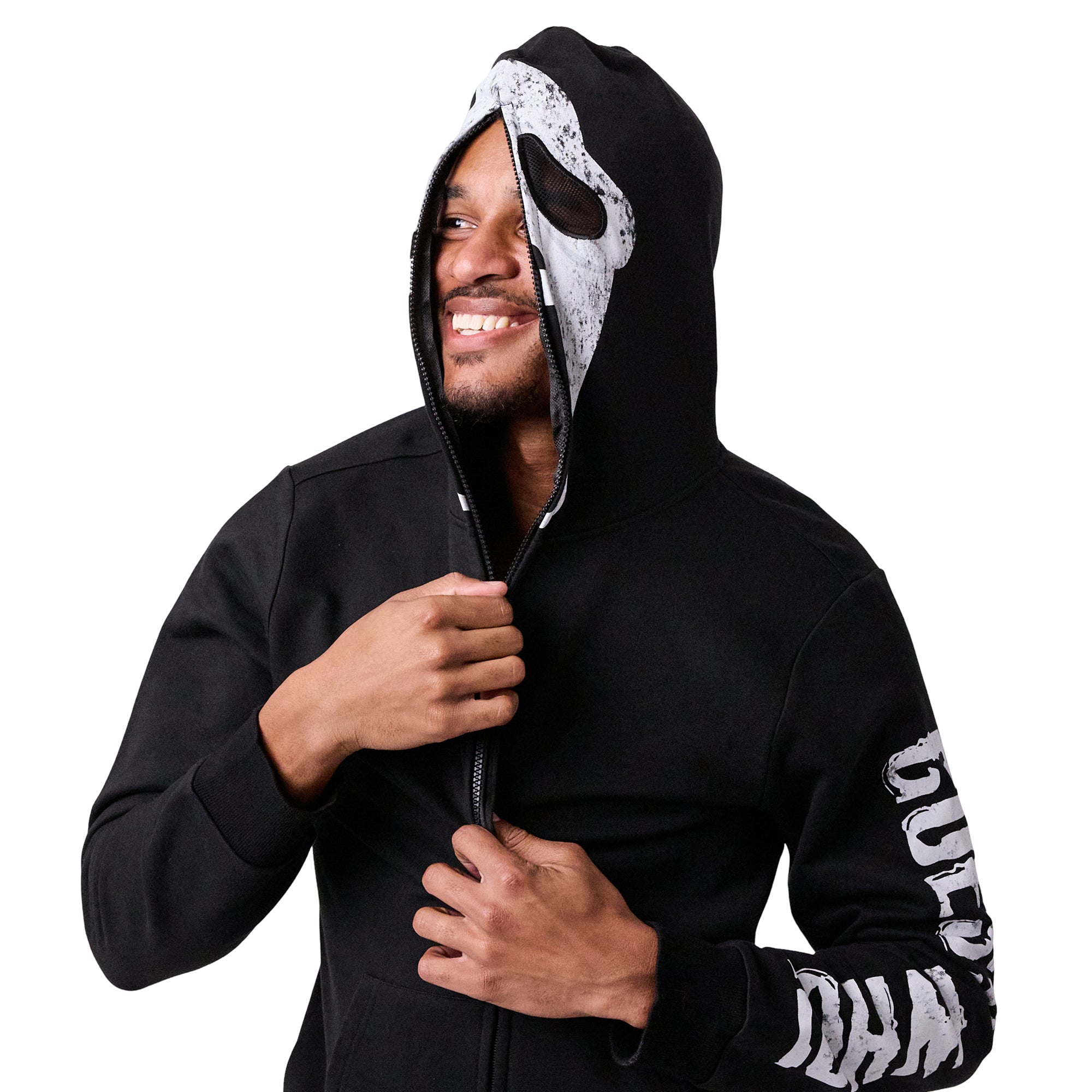 Ghostface Men's Full-Zip Cosplay Hoodie