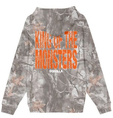 Godzilla King of the Monsters Men's Double-Sided Hoodie With Kangaroo Pocket