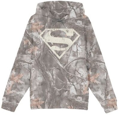 Superman S Shield Men's Graphic Hoodie With Kangaroo Pocket
