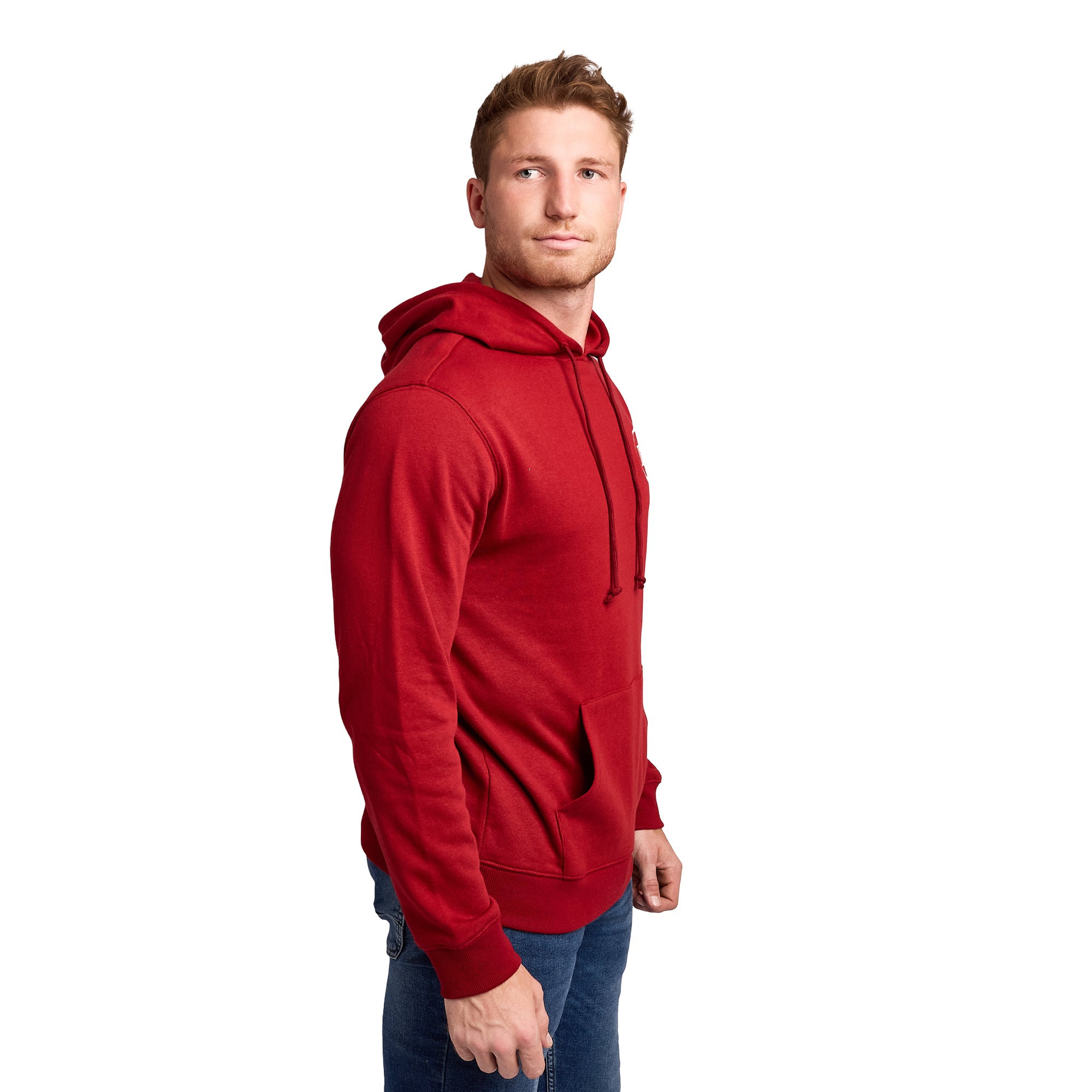 Dr Pepper I'm A Pepper Men's Red Long Sleeve Hooded Sweatshirt