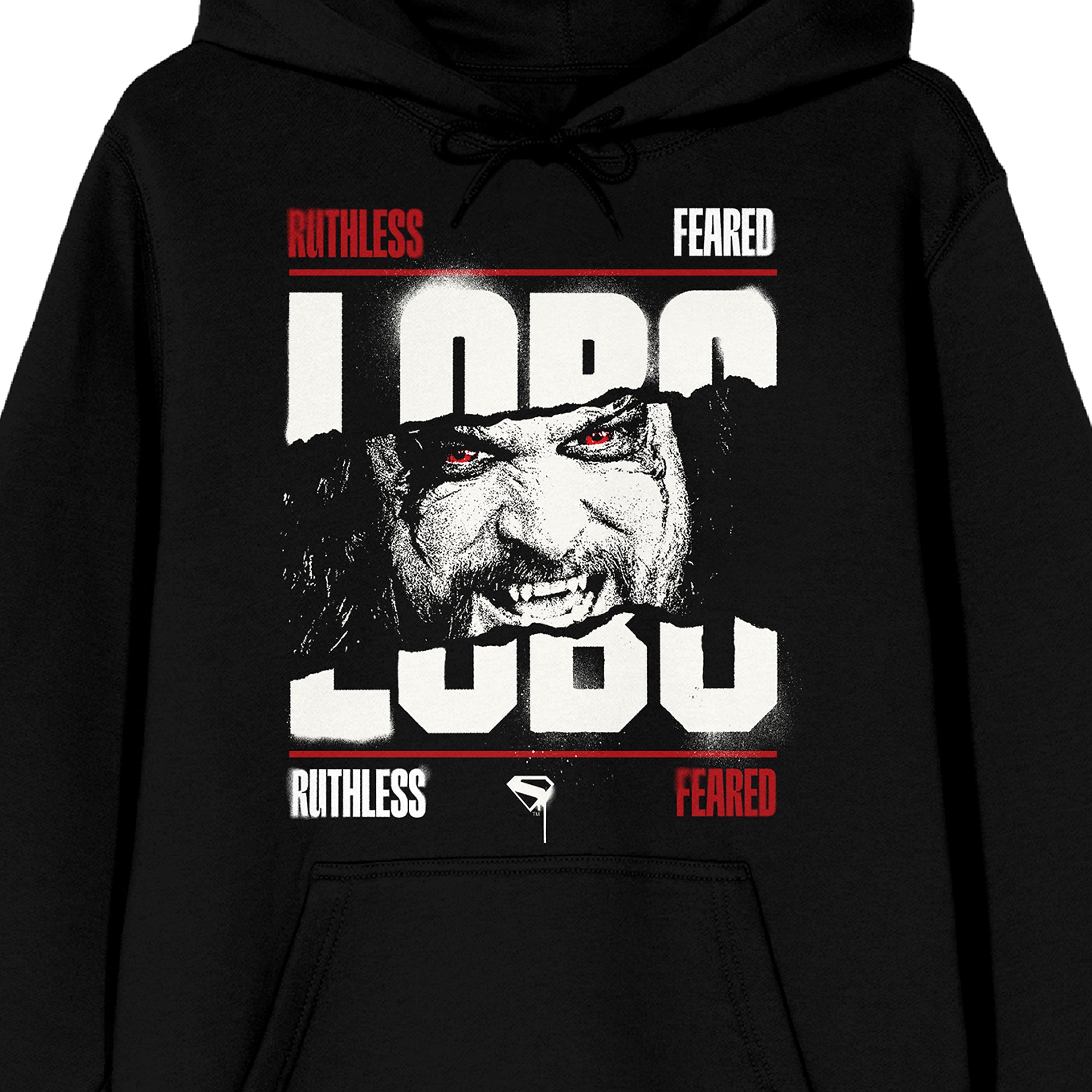 Supergirl Movie (2026) Jason Mamoa As Lobo Men’s Black Graphic Hoodie
