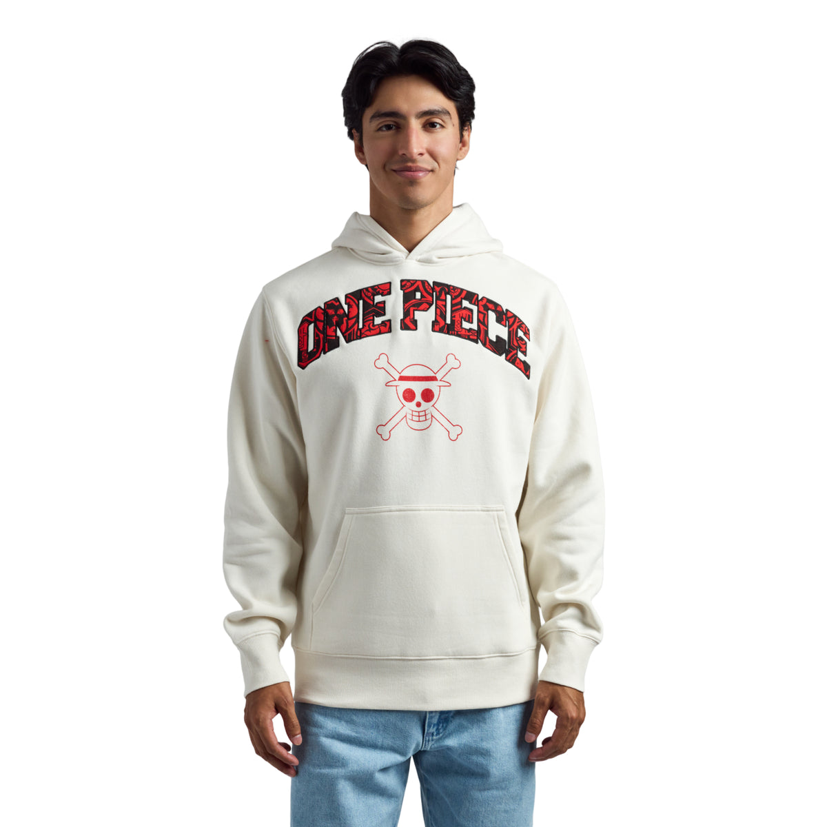 One Piece Straw Hat Crew Hooded Sweatshirt for Men