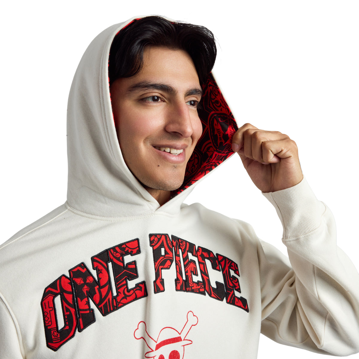 One Piece Straw Hat Crew Hooded Sweatshirt for Men