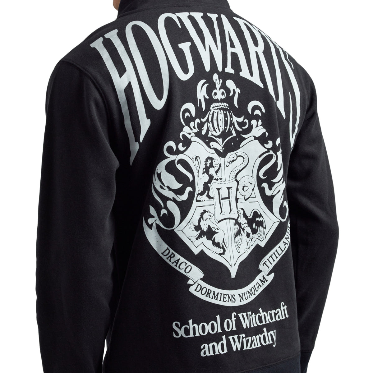 Harry Potter Hogwarts Crest Embroidered Hoodie for Men