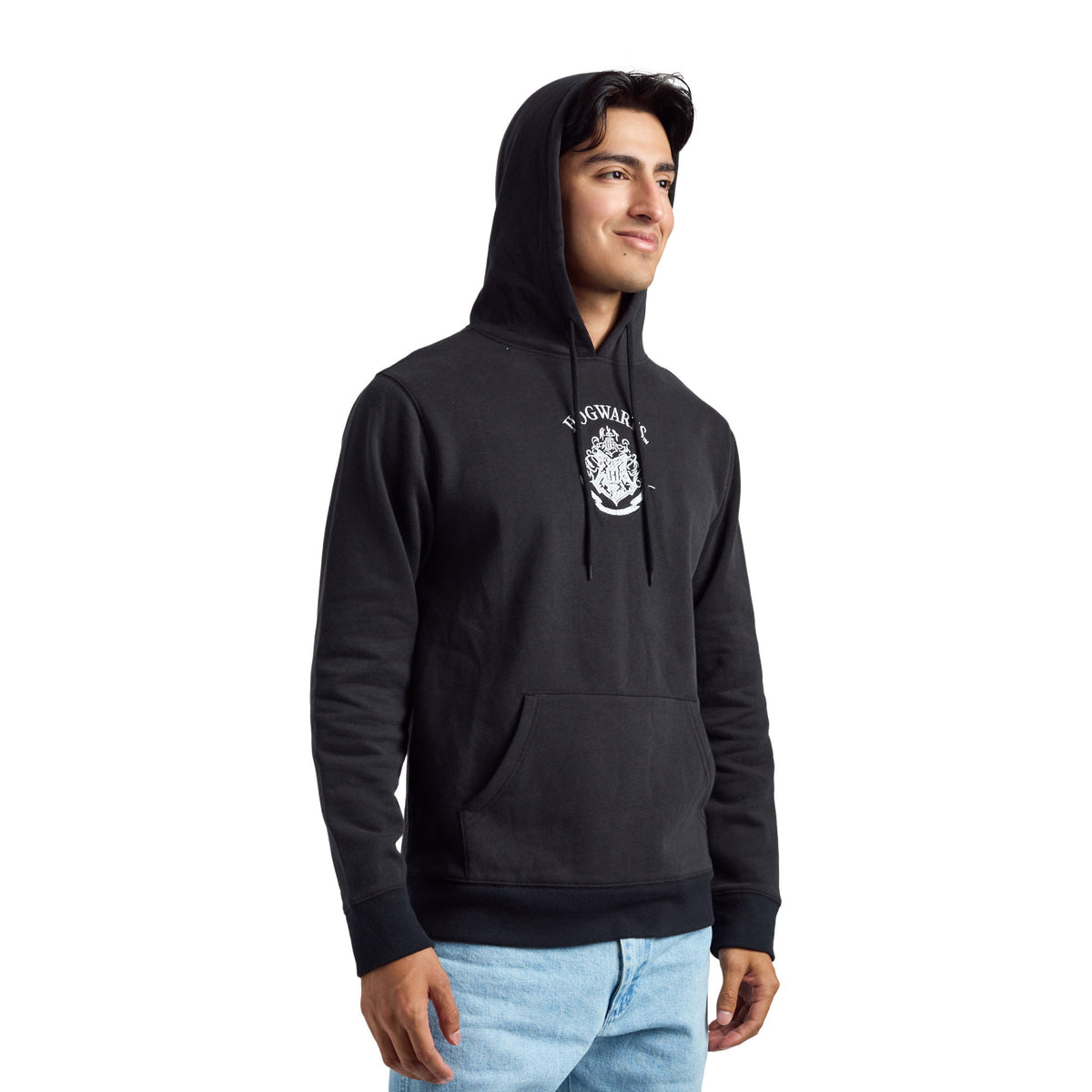 Harry Potter Hogwarts Crest Embroidered Hoodie for Men
