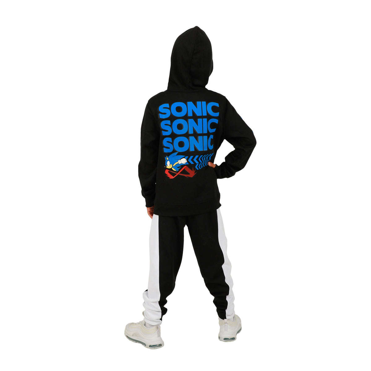 Youth Boys Sonic 3 pc Hoodie Jogger T-shirt combo