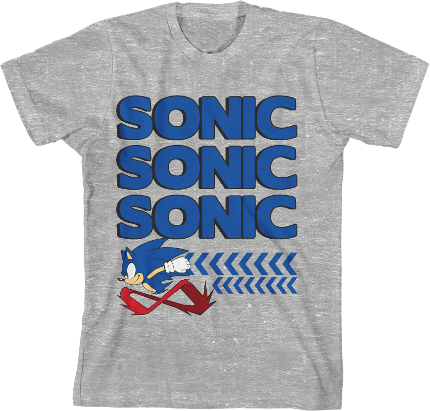 Youth Boys Sonic 3 pc Hoodie Jogger T-shirt combo