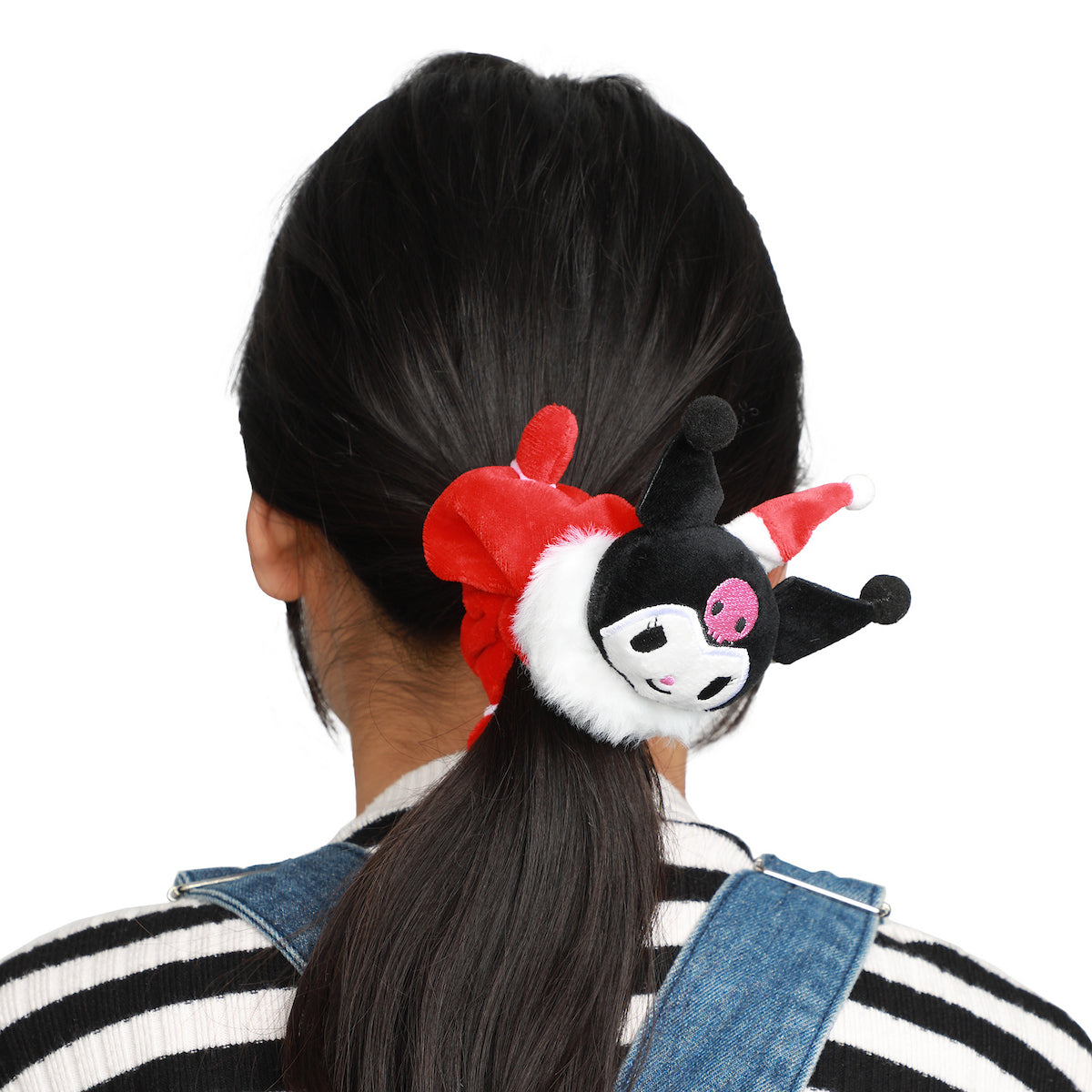Kuromi Christmas Santa Adult Red Scrunchie