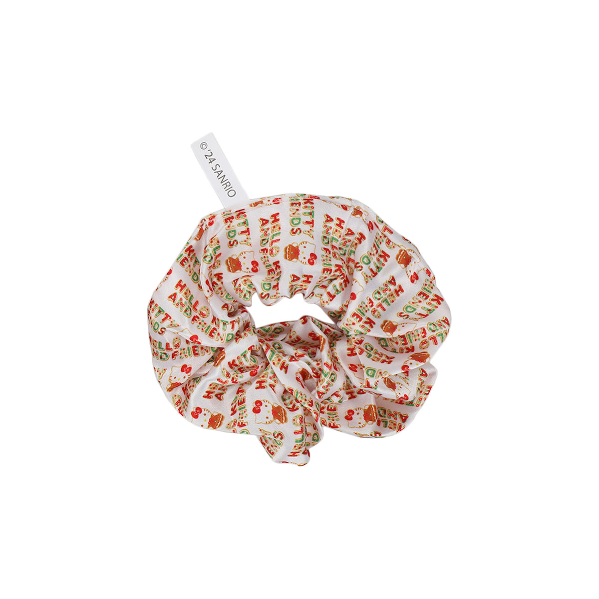 Hello Kitty Gingerbread Cat 3-Piece Scrunchie Set