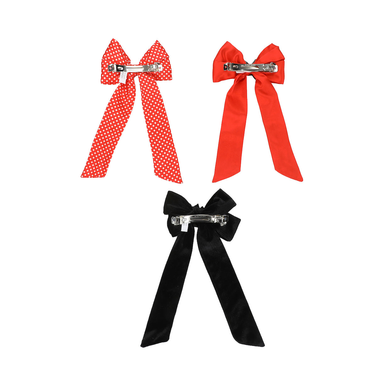Disney Minnie Mouse 3-Piece Hair Clip Bow Set
