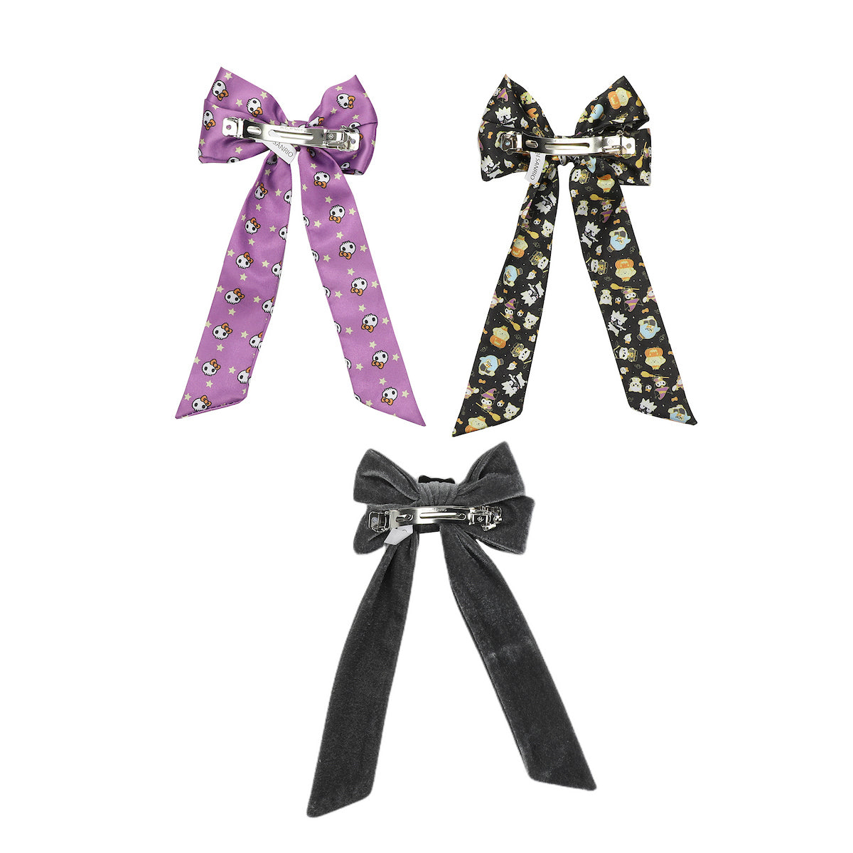 Hello Kitty & Friends Halloween 3-Piece Hair Clip Bow Set