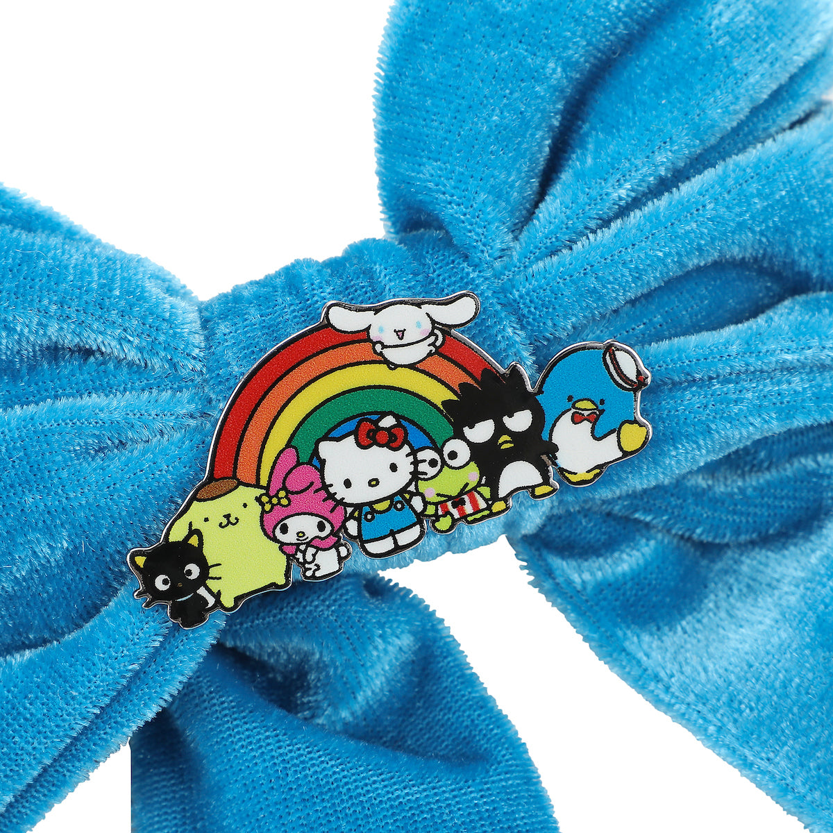 Hello Kitty & Friends Character Rainbow 3-Piece Bow Clips Set