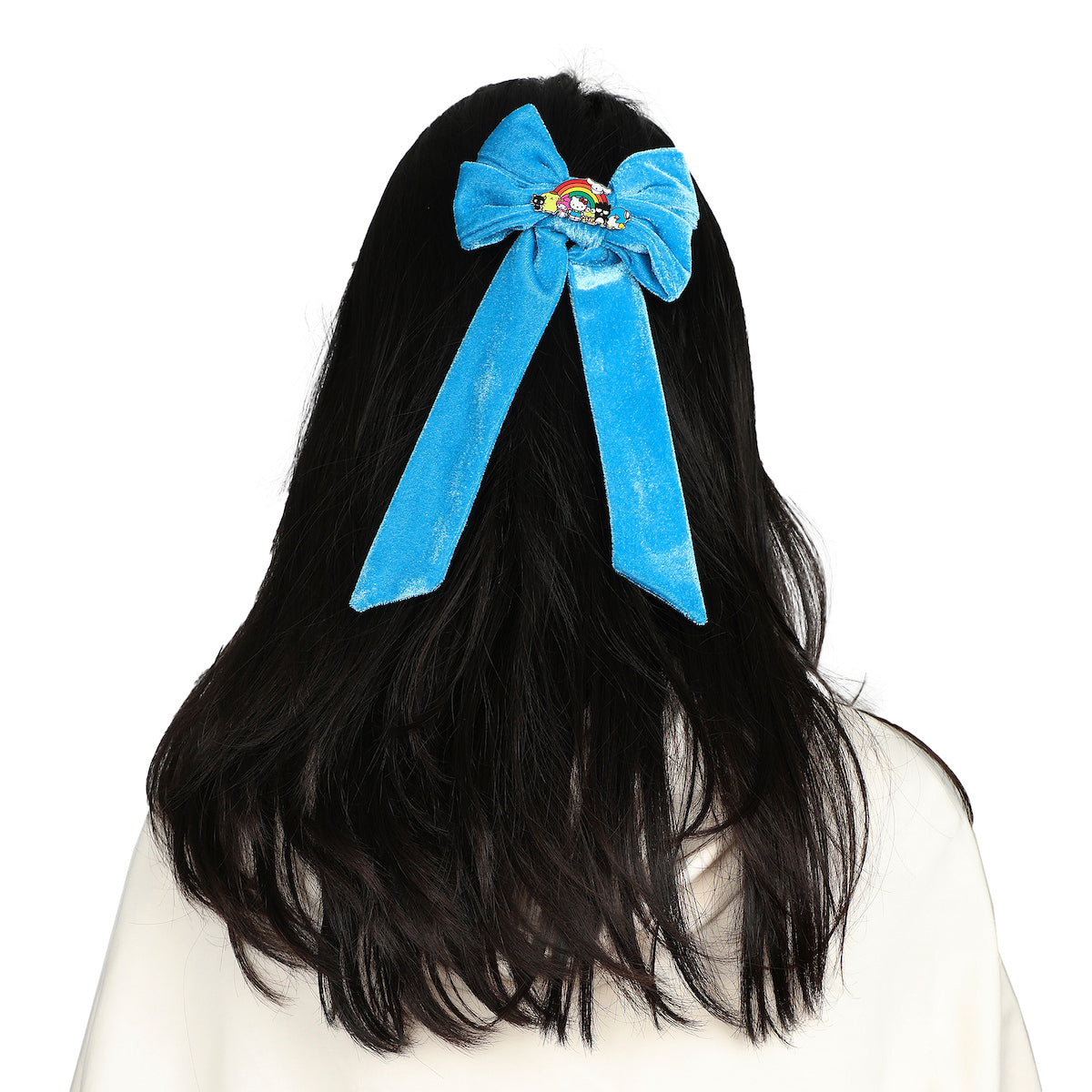 Hello Kitty & Friends Character Rainbow 3-Piece Bow Clips Set