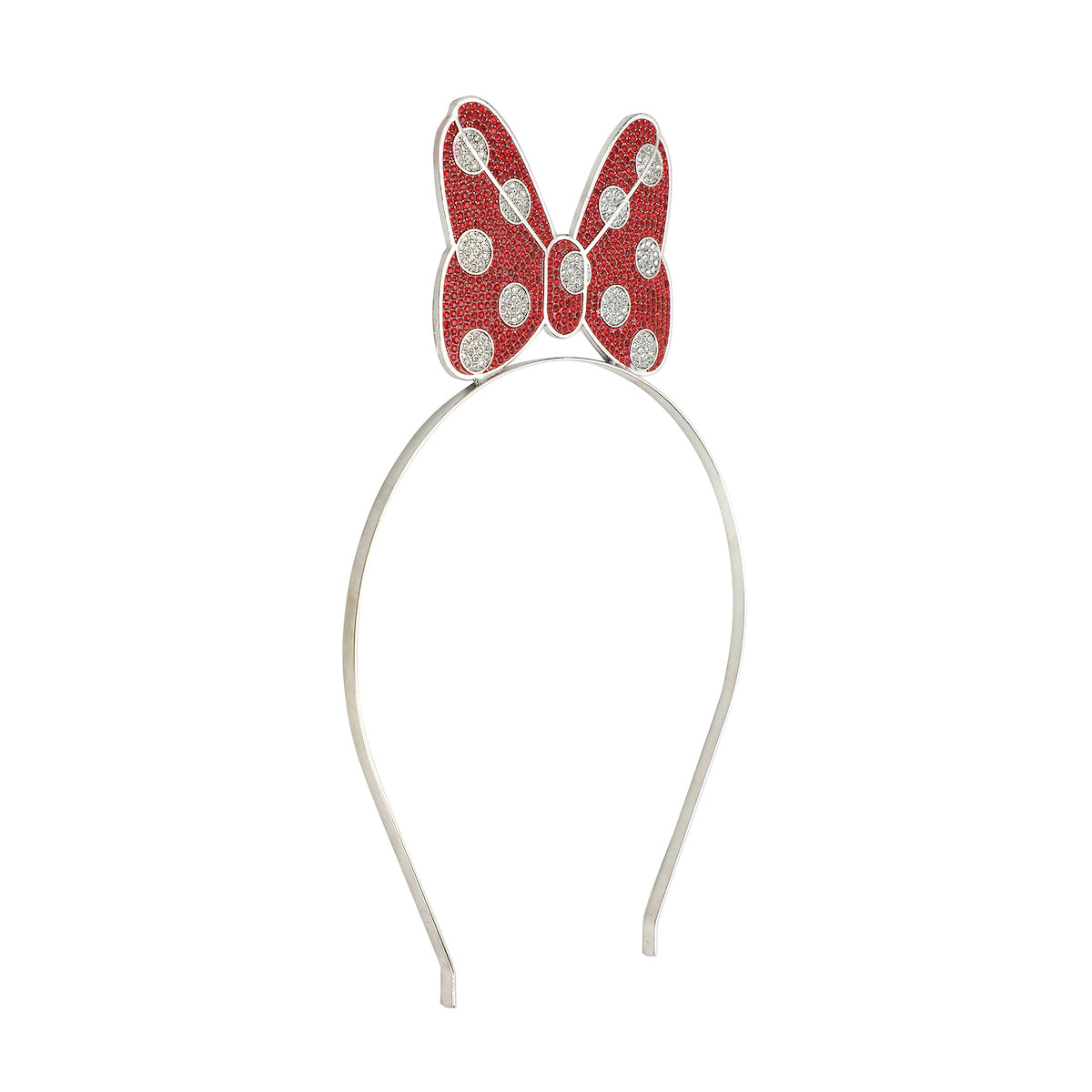 Disney Minnie Mouse Bow Glitzy Metal Headband