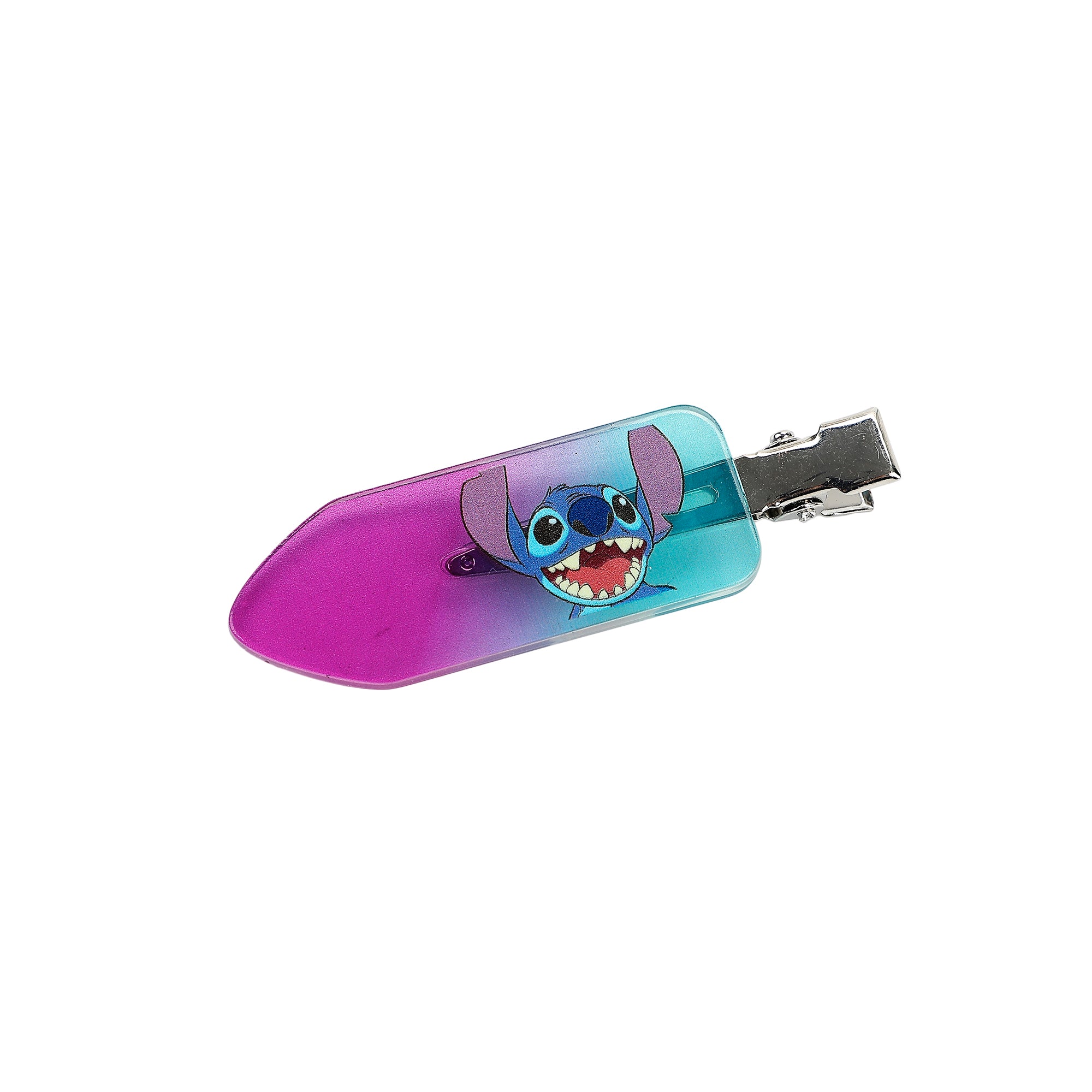 Disney Stitch Get Ready With Me 4-Piece Stitch & Angel Glitter Acrylic Hair Clip Set