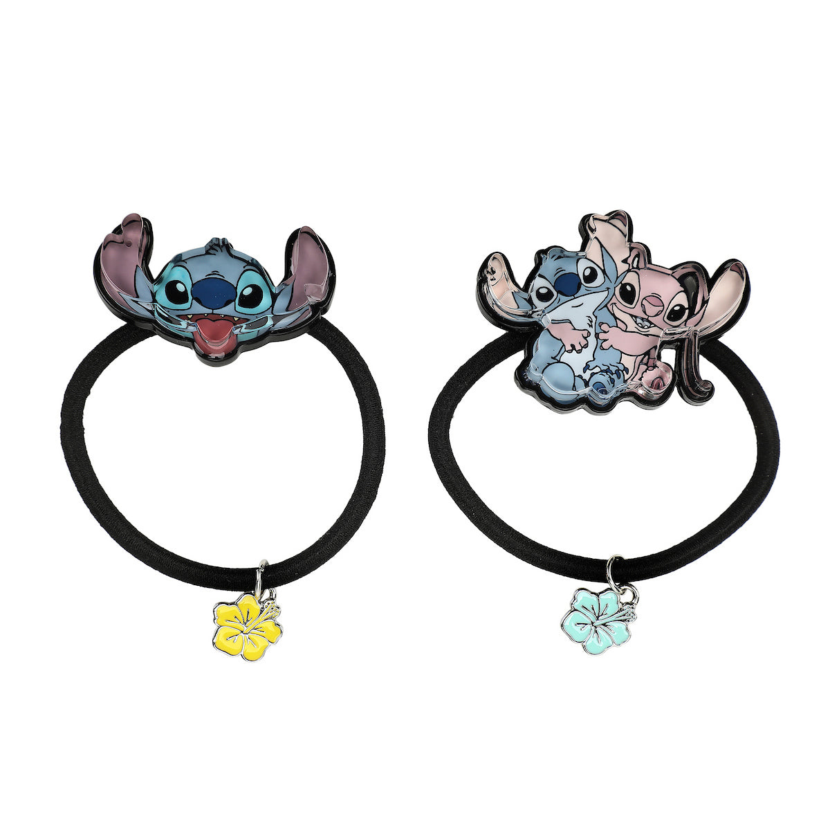 Disney Stitch & Angel 2-Piece Stretchy Hair Tie Set