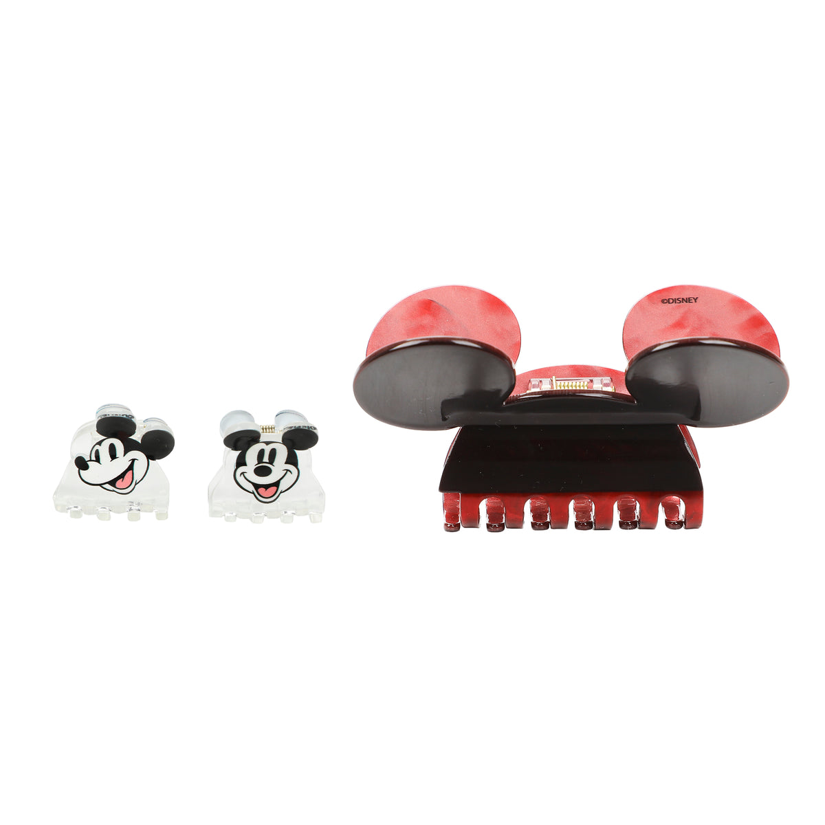 Disney Mickey Mouse 3-Piece Hair Clip Set