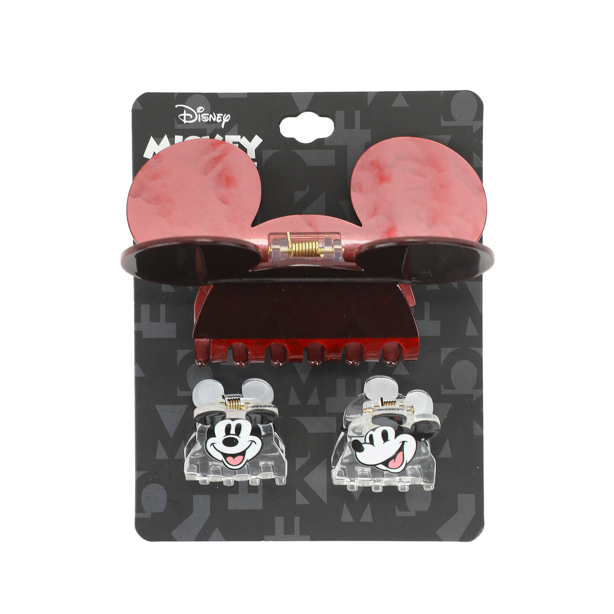 Disney Mickey Mouse 3-Piece Hair Clip Set