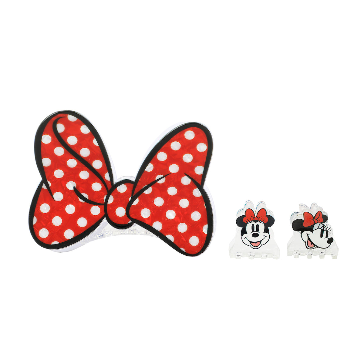 Disney's Minnie Mouse Hair Clips 3-Piece Hair Accessories Set