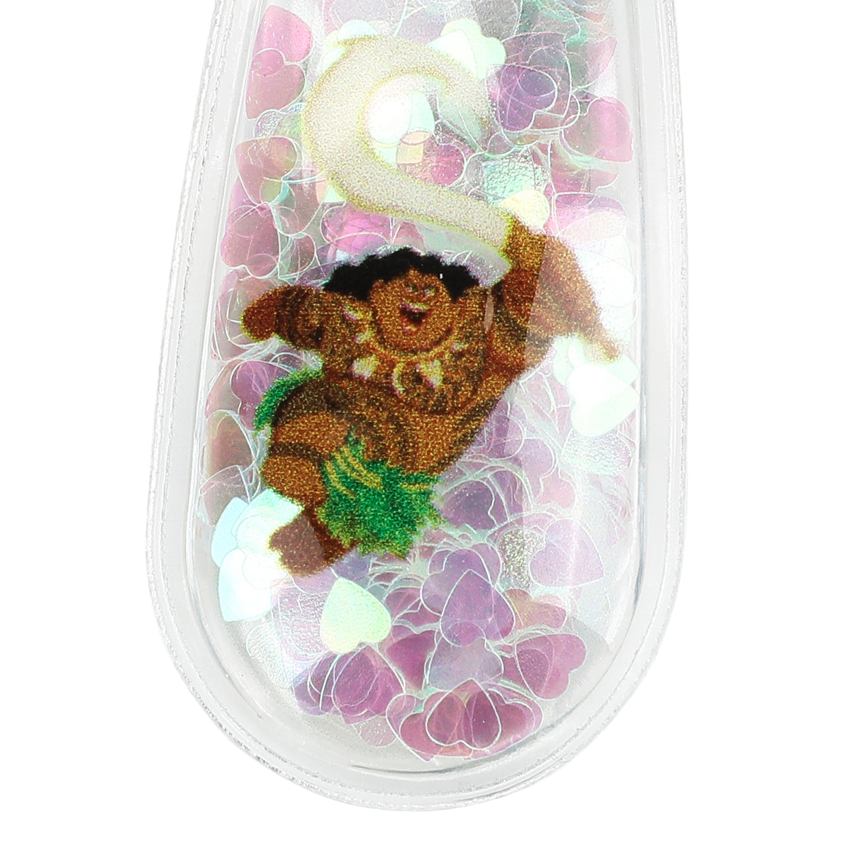 Moana Confetti Heart Snap Hair Clips Set for Adults
