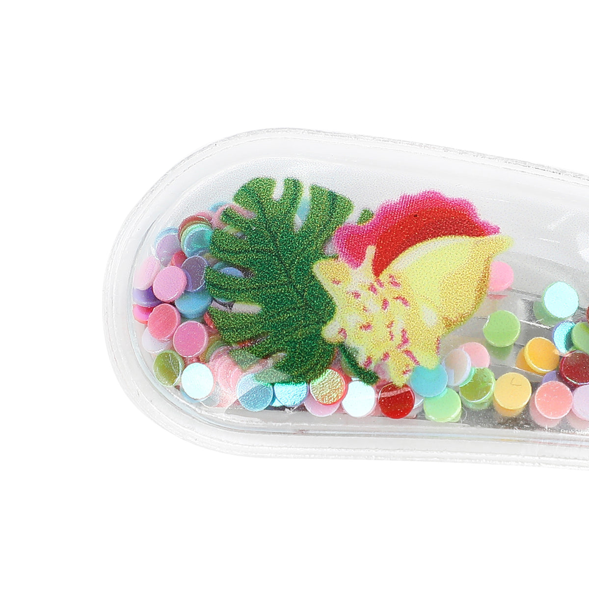 Moana Confetti Heart Snap Hair Clips Set for Adults