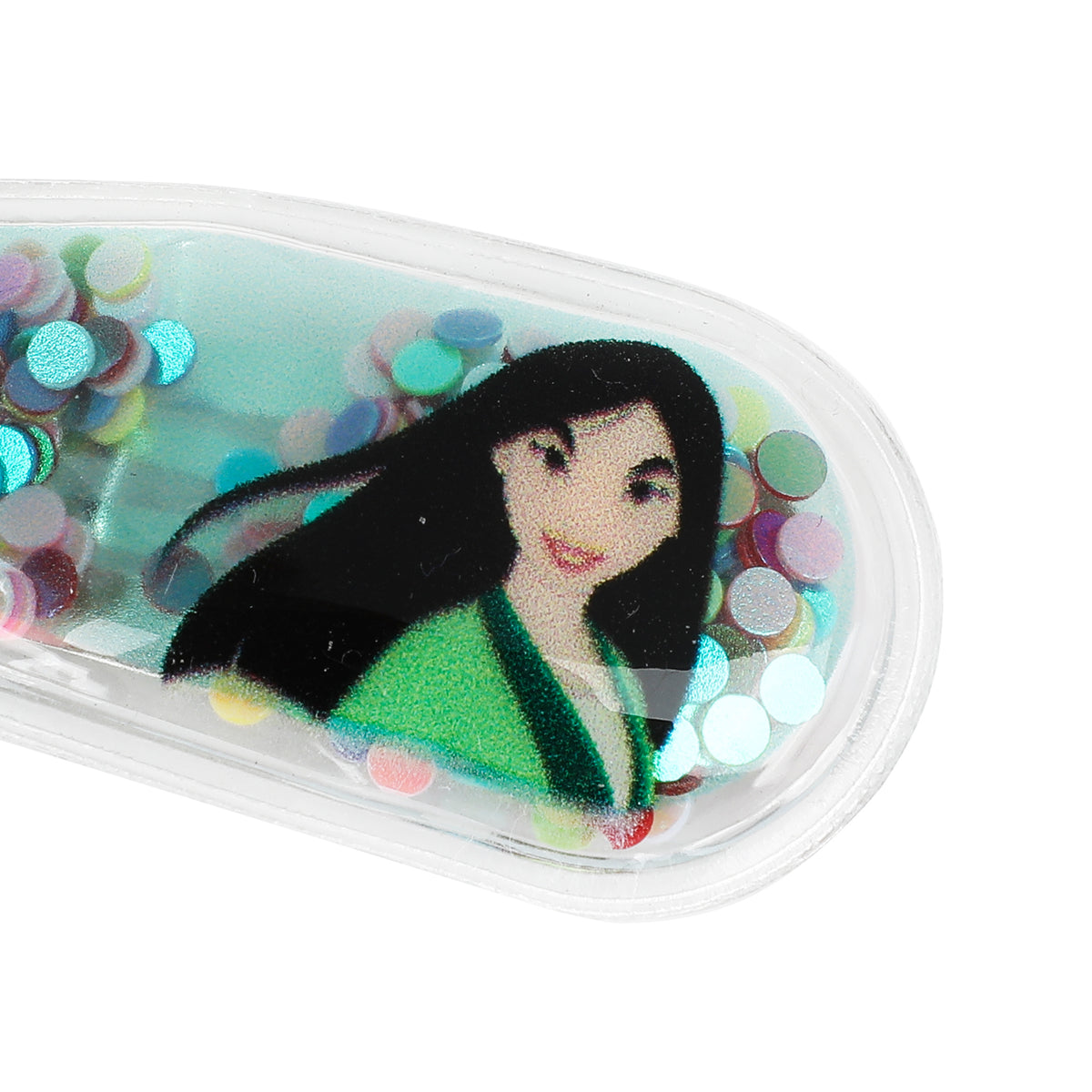 Disney Princess Confetti Heart Snap Clips Set for Adults
