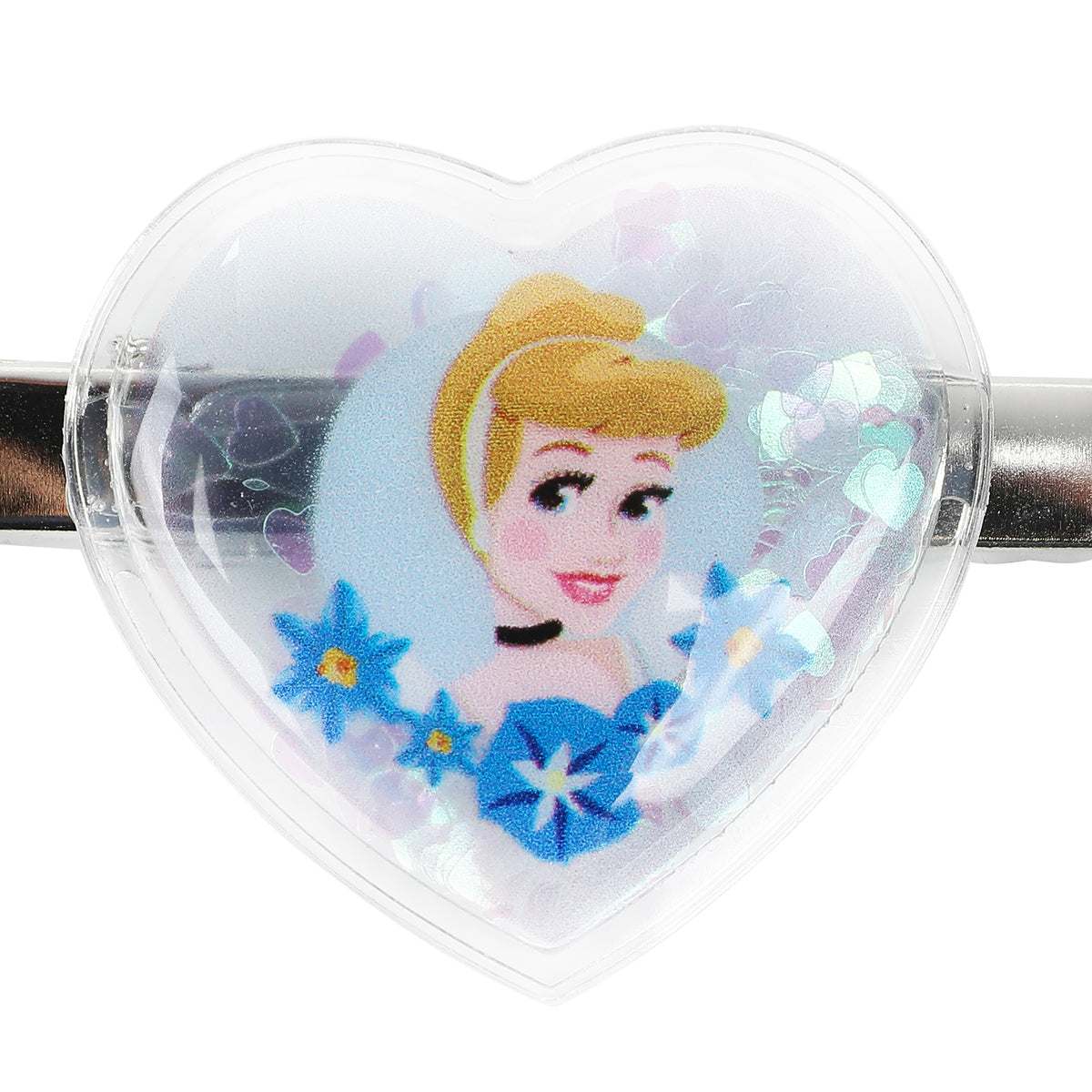 Disney Princess Cinderella Confetti Heart Snap Hair Clips Set