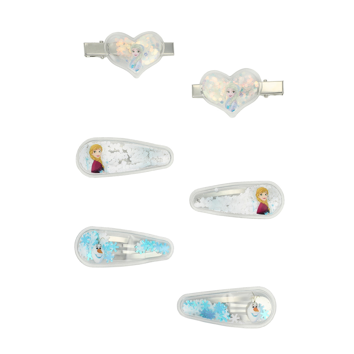 Frozen Elsa Anna Olaf Confetti Hair Clips for Adult Fans