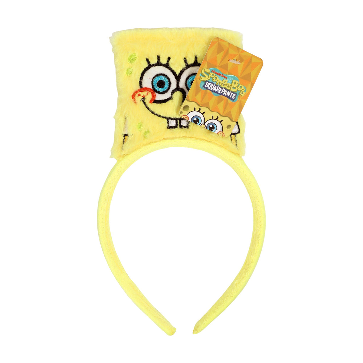 Spongebob Squarepants Fuzzy Plush Cosplay Hairband for Adults