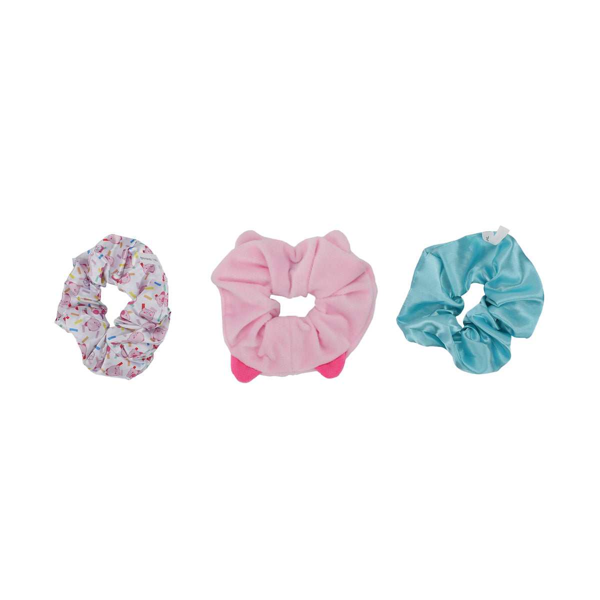 Kirby Character Art 3-Pack Scrunchie Set-OSFA