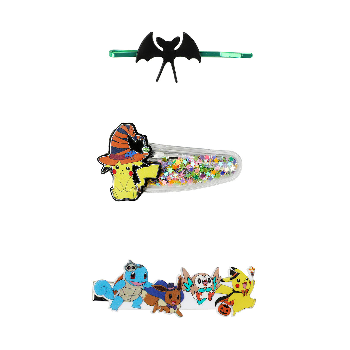 Pokémon Halloween 3-Piece Hair Clips Set