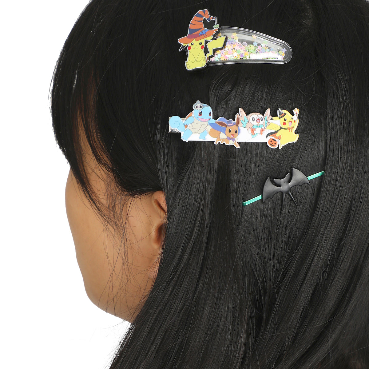 Pokémon Halloween 3-Piece Hair Clips Set