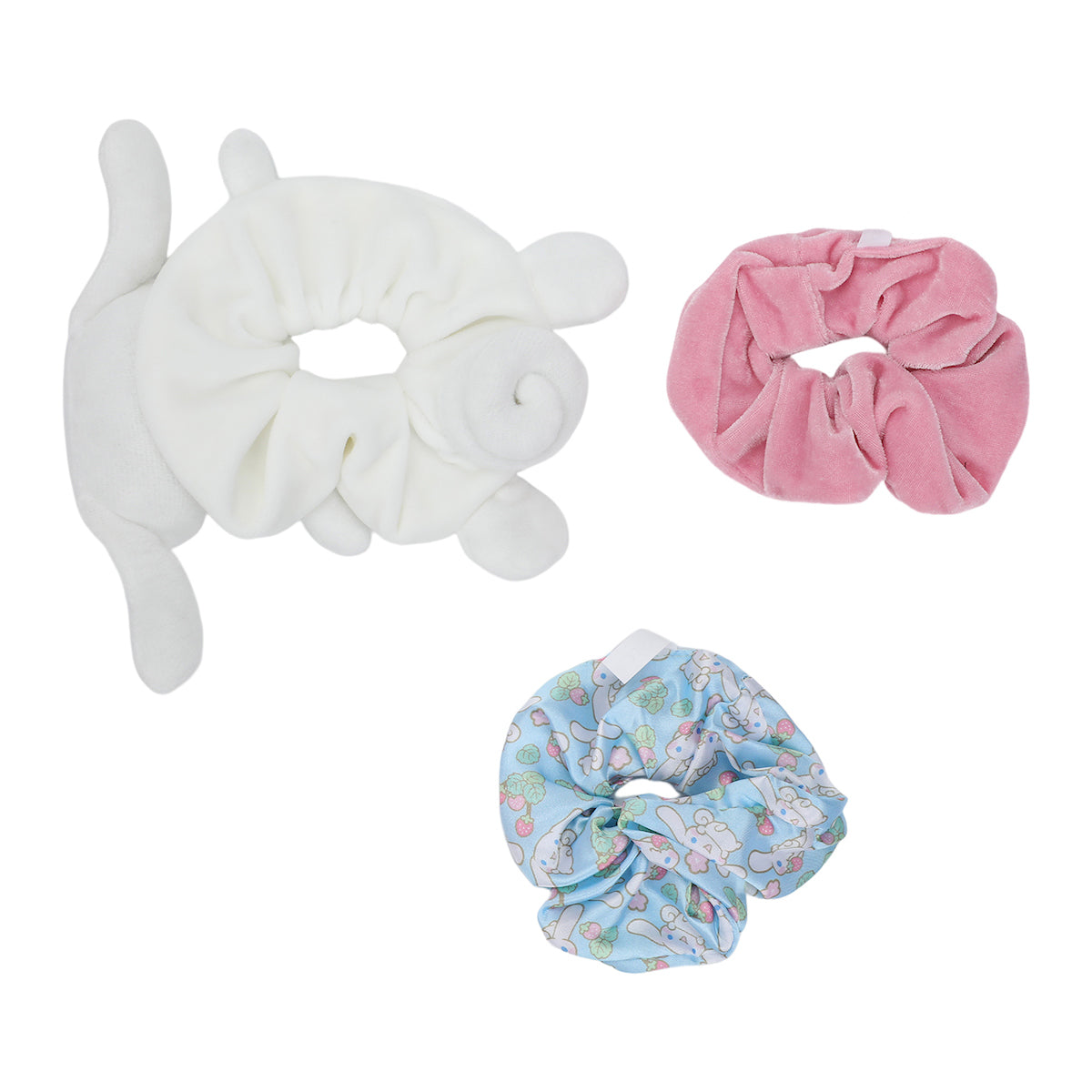 Cinnamoroll 3-Pack Scrunchie Set