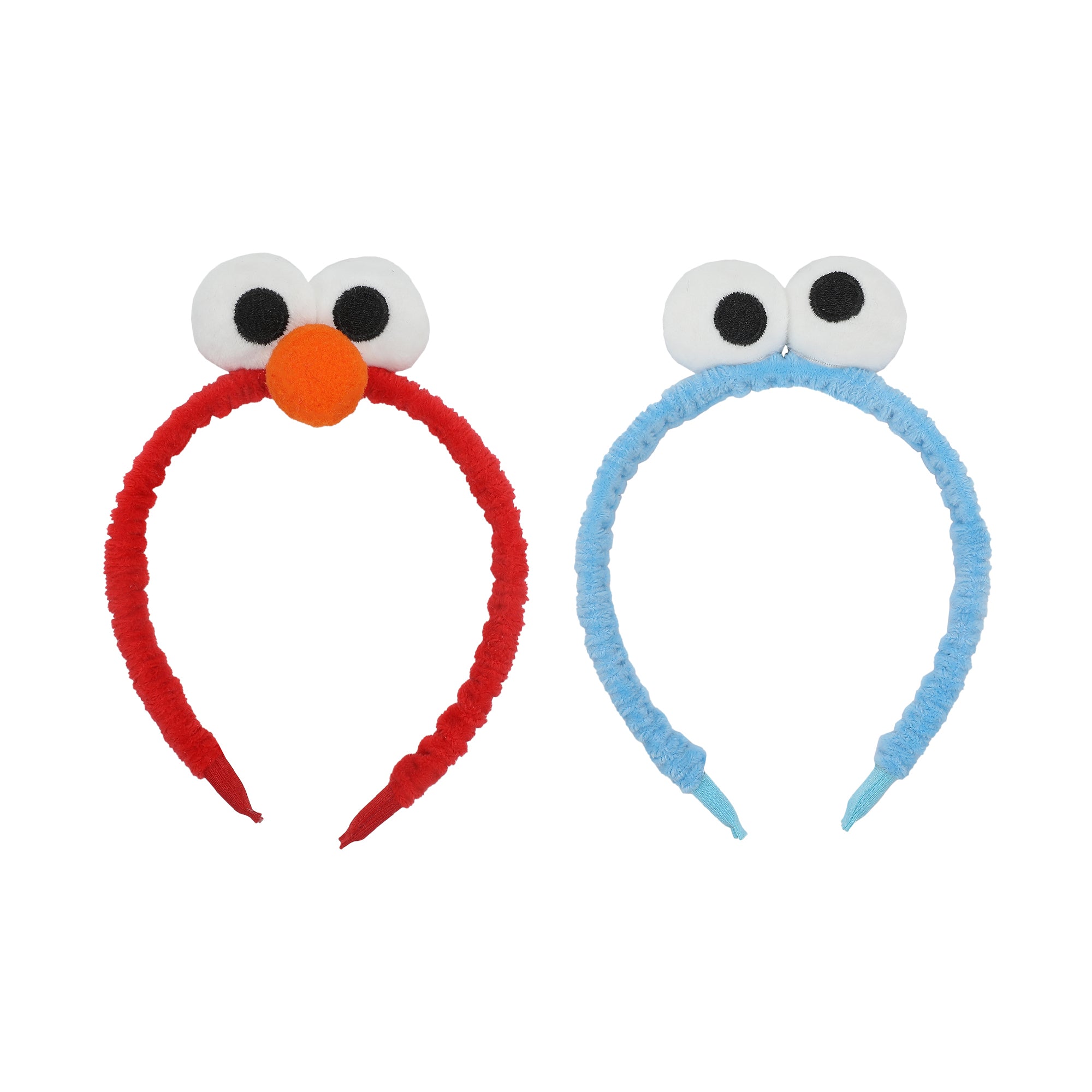 Sesame Street Elmo and Cookie Monster Cosplay Character Headbands (Set of 2)