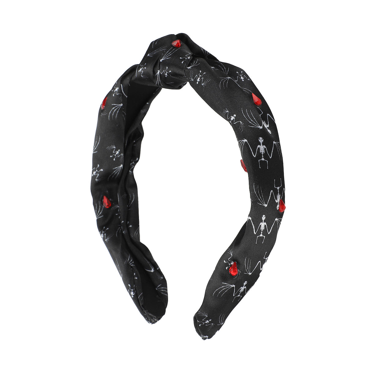 Halloween Bat Skeletons 2-Piece Headband & Scrunchie Set