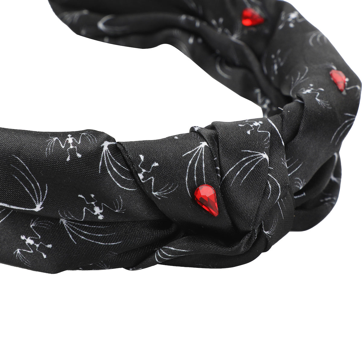 Halloween Bat Skeletons 2-Piece Headband & Scrunchie Set