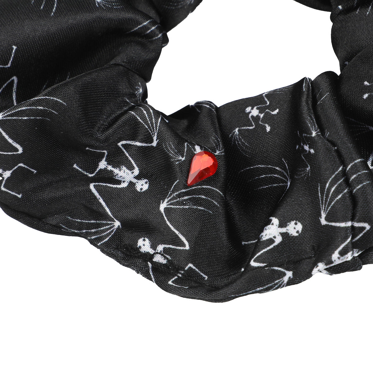 Halloween Bat Skeletons 2-Piece Headband & Scrunchie Set