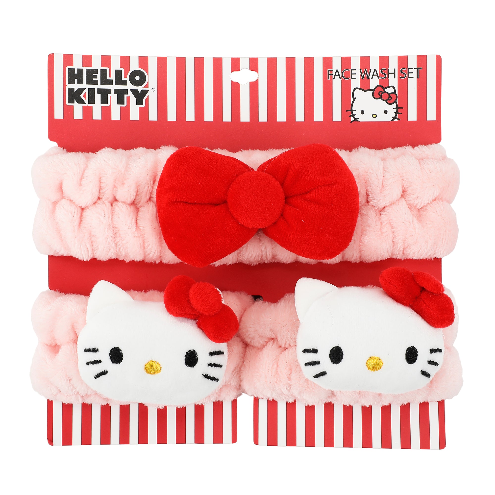 Hello Kitty Face & Bow 3-Piece Face Wash Set