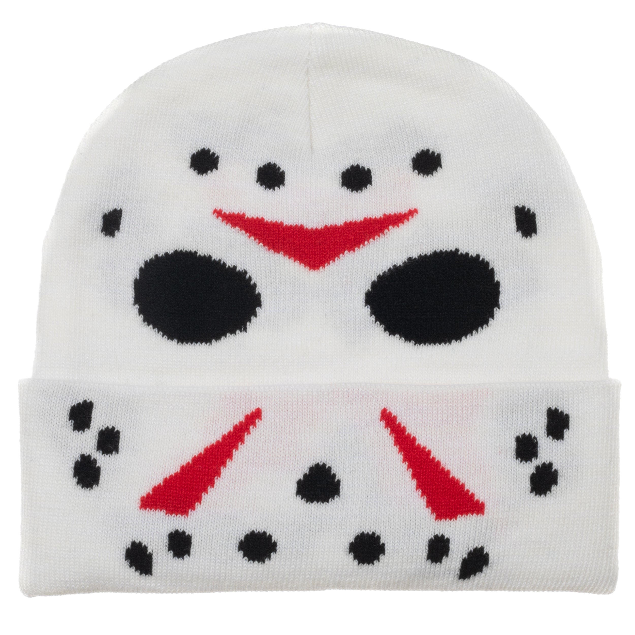 Friday the 13th Jason Glow in the Dark horror Cuffed Winter Beanie