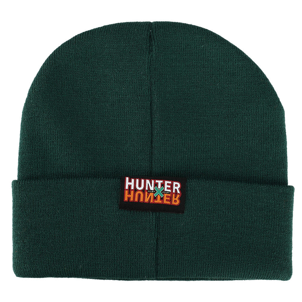 Hunter X Hunter Ribbed Knitted Green Beanie Hat