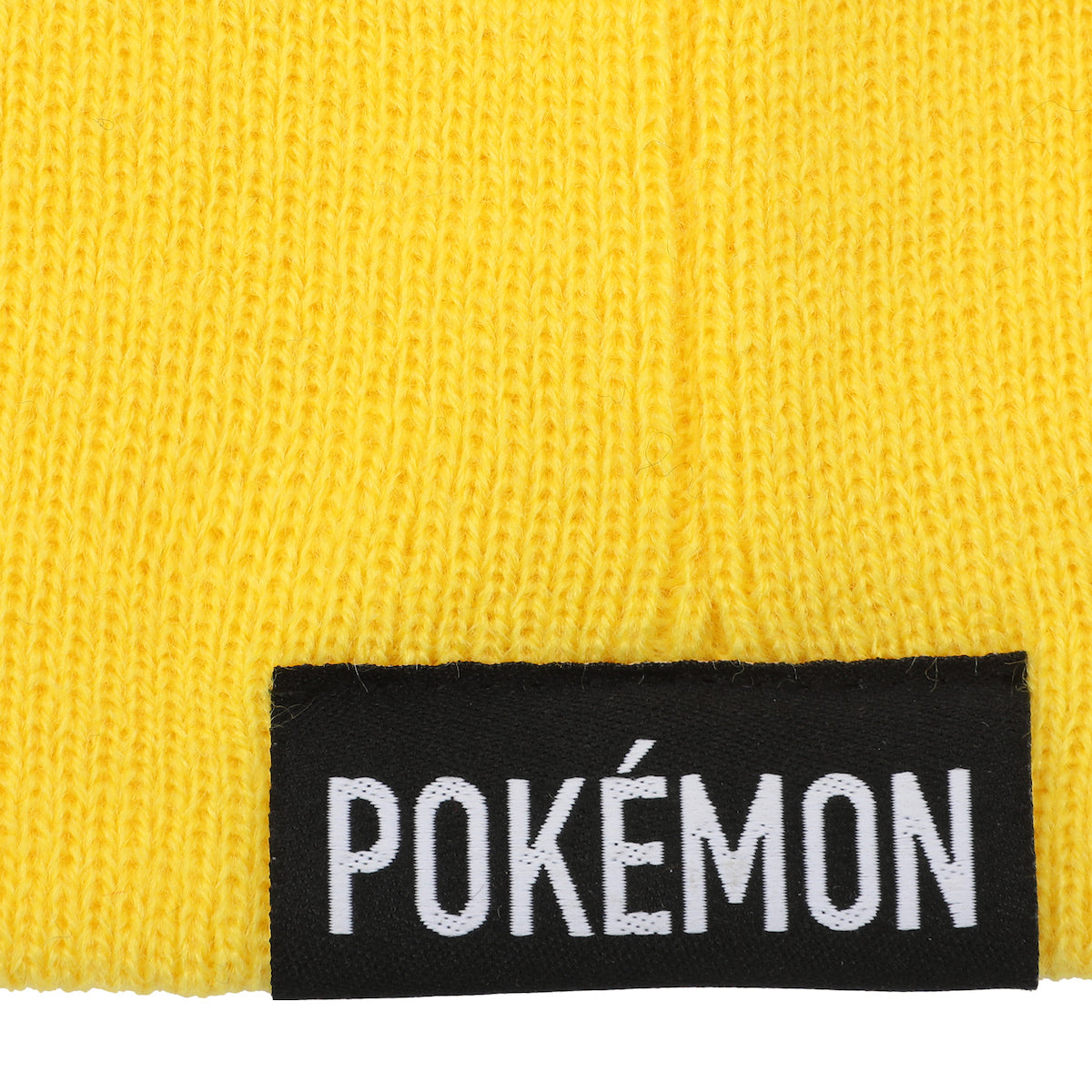 Pokémon Pikachu Big Face Yellow Cuffless Beanie