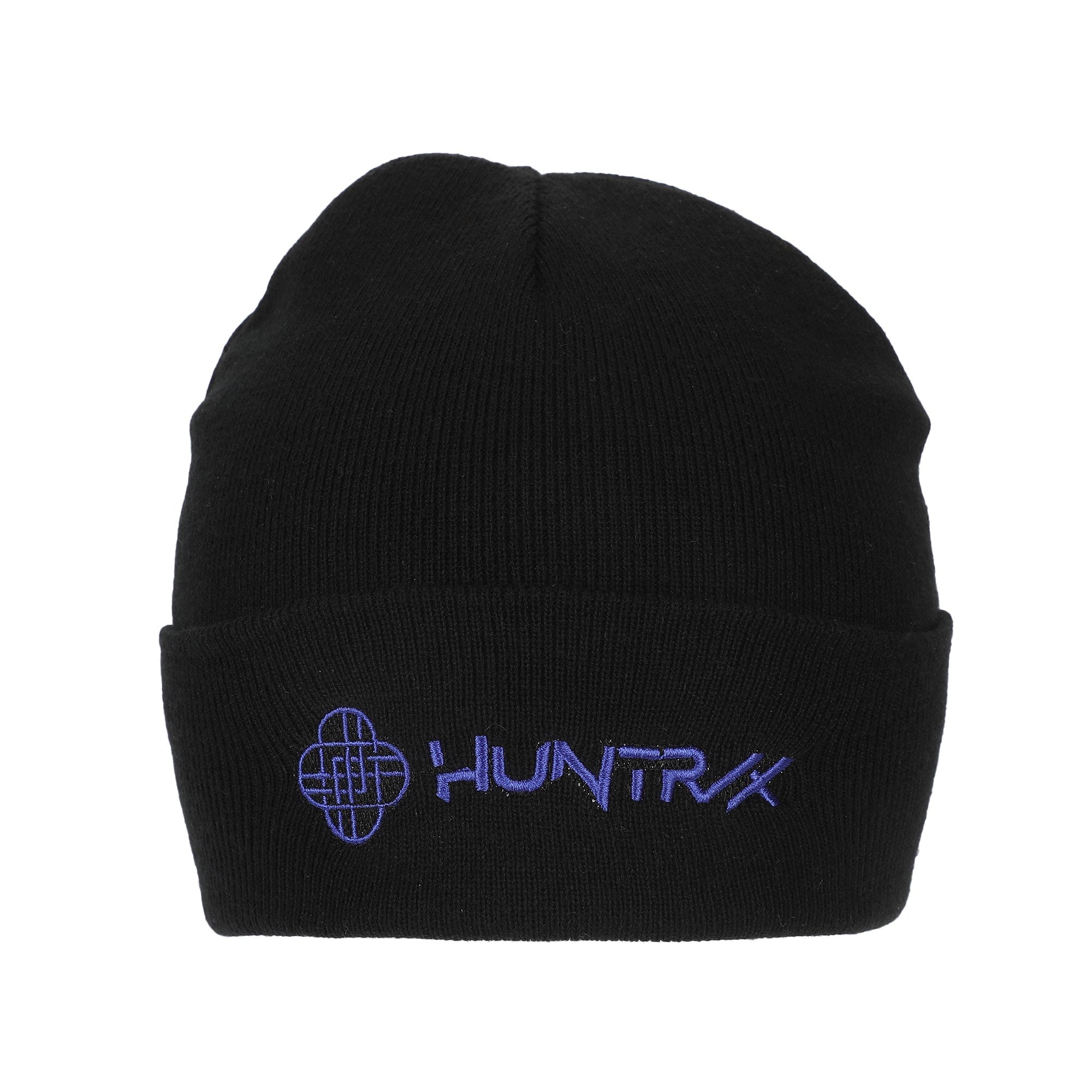 KPop Demon Hunters Huntr/x Black Cuff Knit Beanie