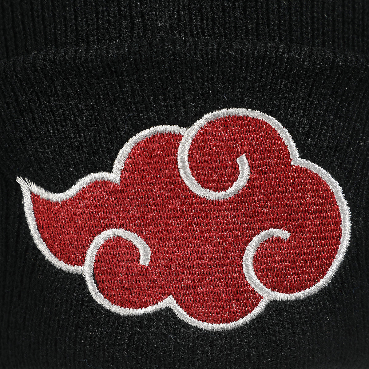 Naruto Shippuden Akatsuki Cloud Embroidery Knit Cap Beanie for Adults