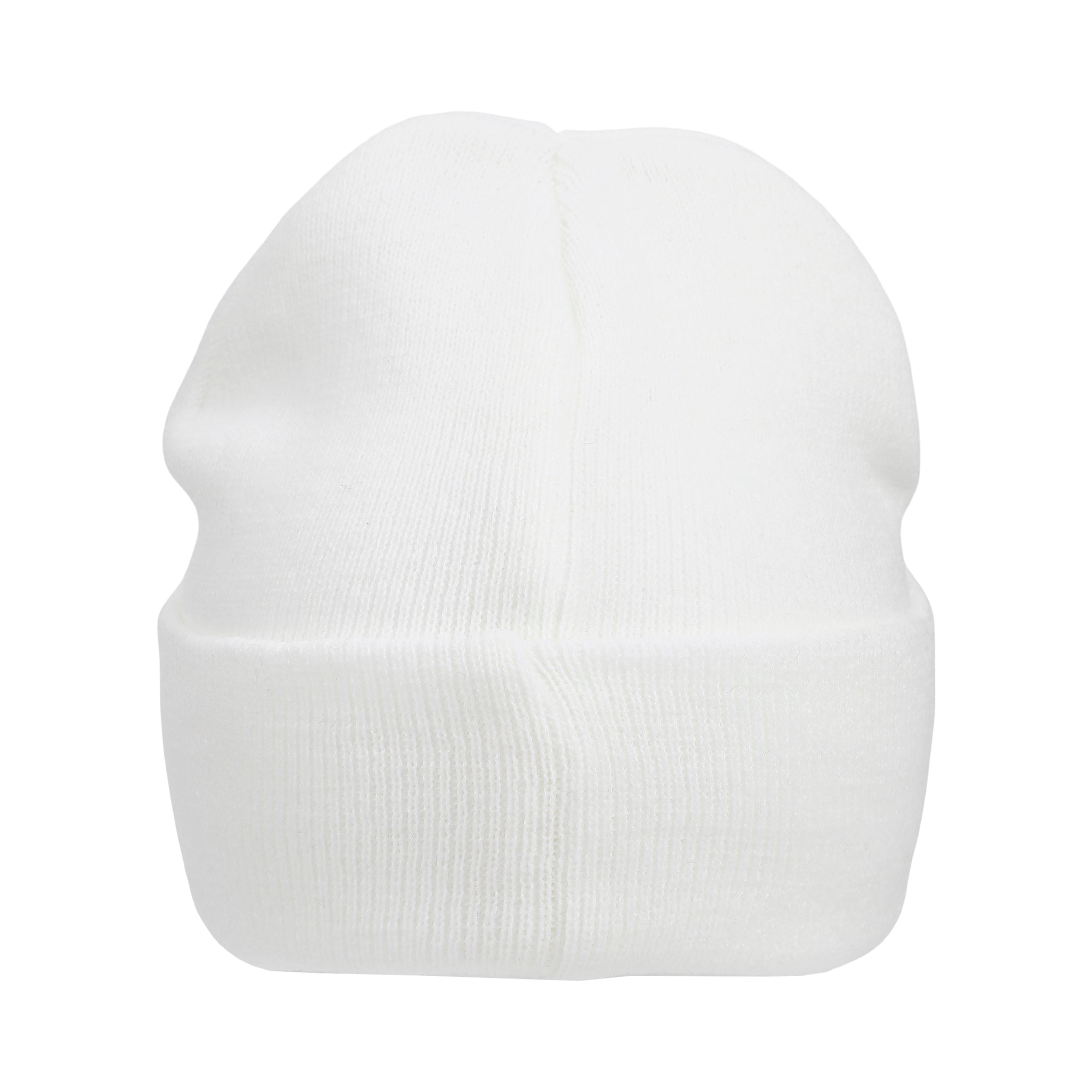 Hello Kitty Embroidered Character On White Cuff Beanie