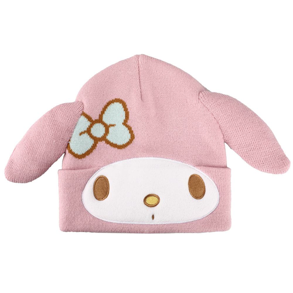 My Melody Anime Cartoon Character 3D Bigface Embroidered Fleece Hat