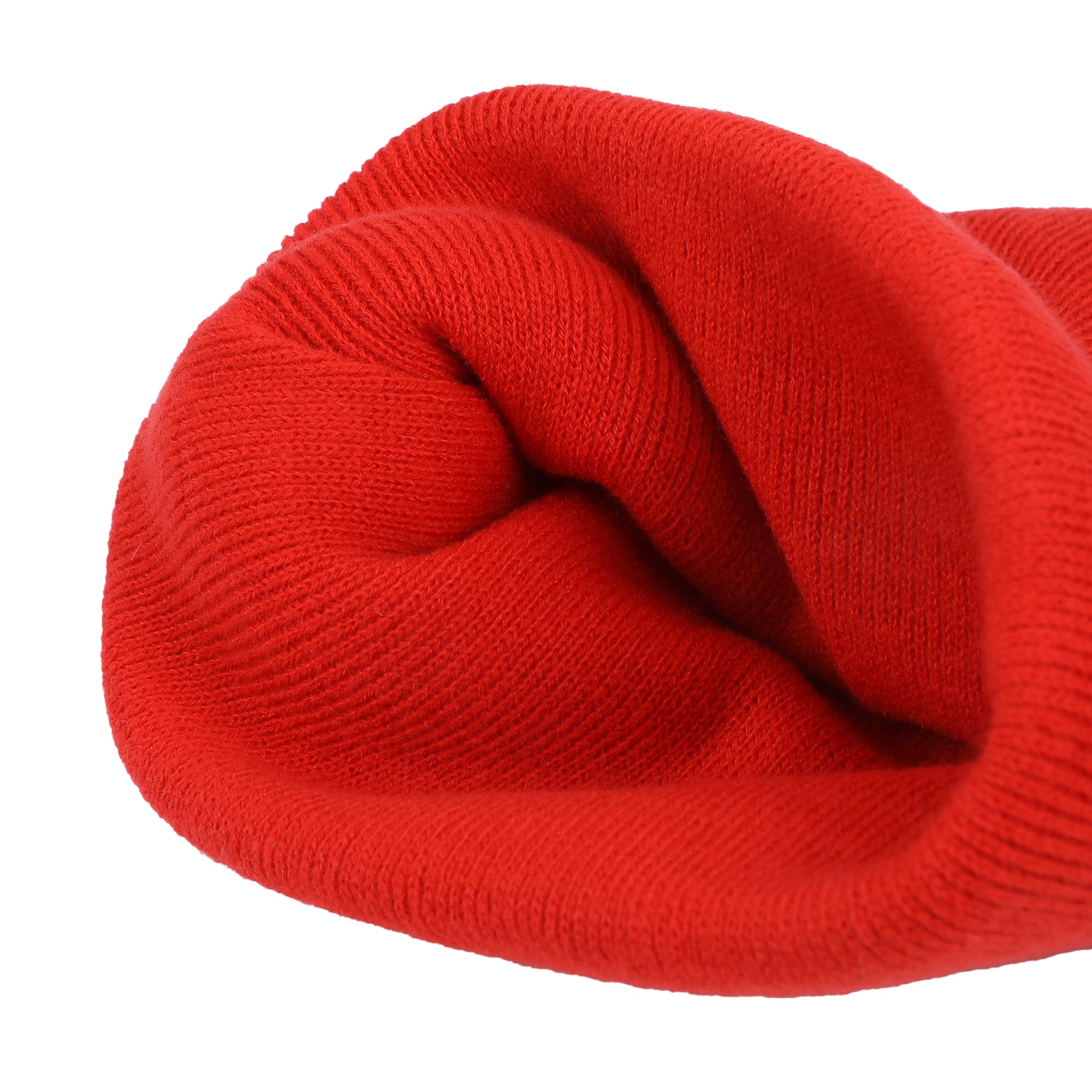 Super Mario Embroidered M Logo On Red Cuff Beanie