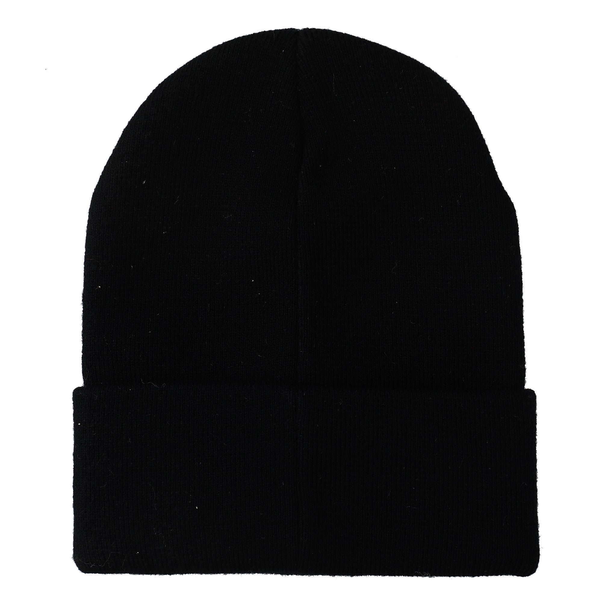 Harry Potter Hufflepuff Badger Embroidered Logo Black Cuffed Knitted Beanie hat