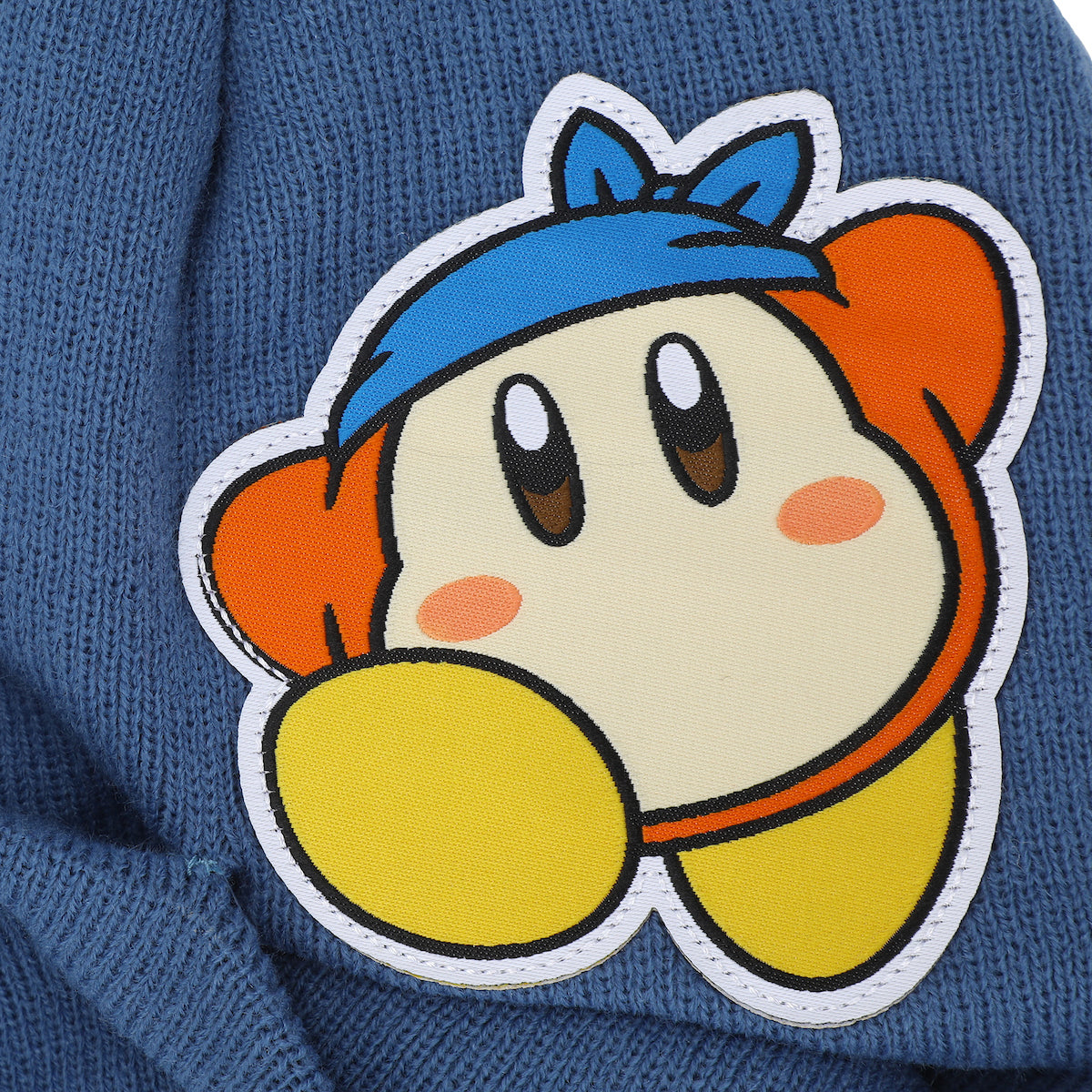Kirby Peek-a-boo Waddle Dee Adult Blue Cuffed Beanie